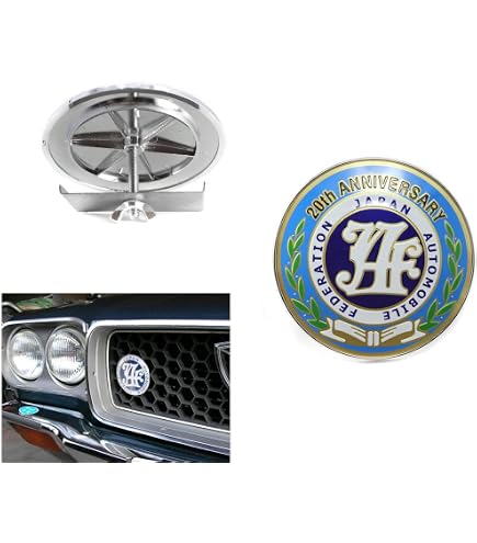 Amazon.com: Japan Automobile Federation JAF 50th Anniversary Badge